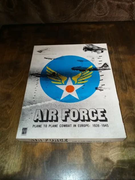 Vintage Air Force 1970s Avalon Hill Board Game Complete Very Rare Cr6a