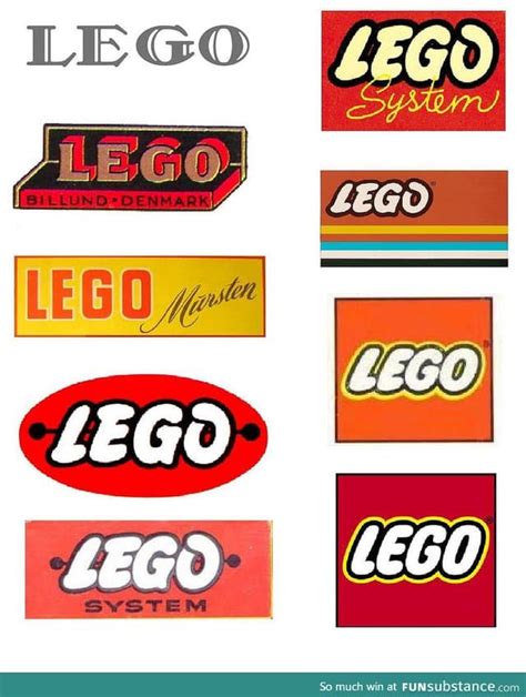 Lego Logo Evolution Funsubstance