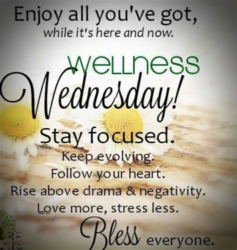 Wellness Wednesday Wednesday Wellness Wednesday Quotes
