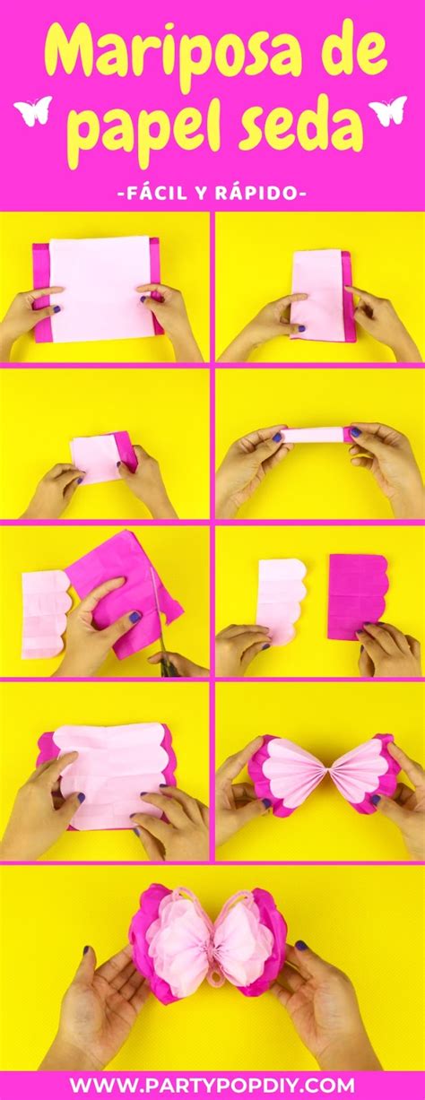 Mariposas De Papel China 🦋 Partypop Diy