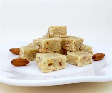 Easy Almond Fudge Burfi From India Janes Healthy Kitchen