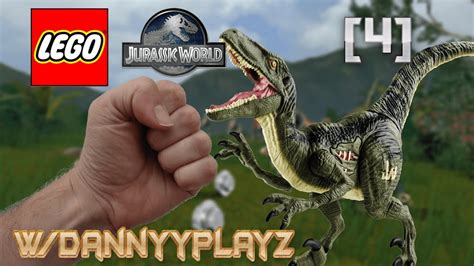 Lego Jurassic World 4 Raptor Fight Youtube