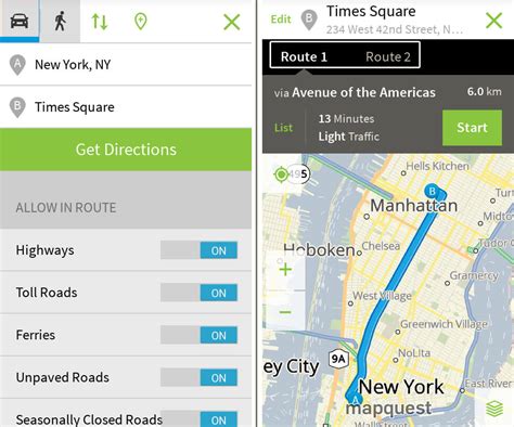Mapquest Review Driving Directions Hotel Bookings And Travel Portal