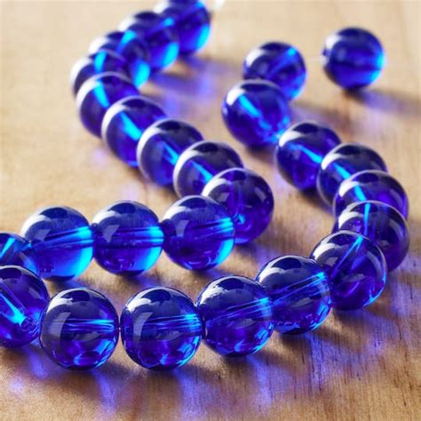 Blue Glass Round Beads 10mm By Bead Landing Michaels