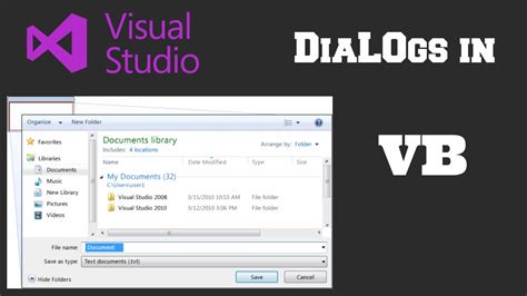 How To Make A Open File Dialog Window Visual Studio Visual Basic