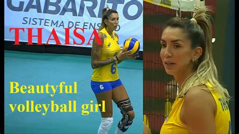 Thaísa Daher de Menezes The beautyful volleyball girl of Brasil team