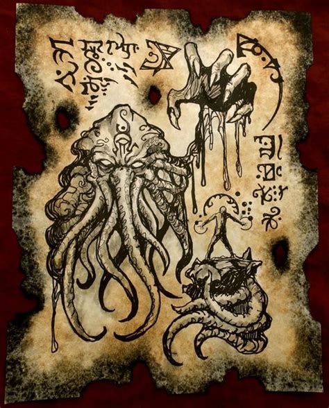 Master Of Rlyeh Necronomicon Fragment Cthulhu Larp Lovecraft Monster