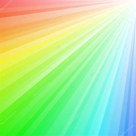 Rainbow Rays Stock Vector Image By ©chrishall 4642113