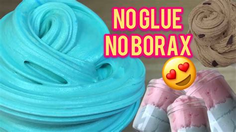 How To Make Fluffy Slime Without Borax Or Glue Making Slime Without