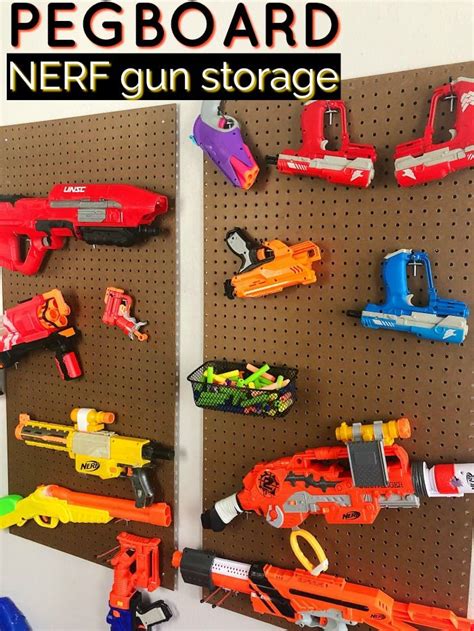 I looked into using peg board or wood to make a rack but decided to go with pvc instead.so, after a lot of weeks measuring & laying things out in my mind, i went and bought some 1 pvc & t fittings.after another week of cutting. Diy Nerf Gun Rack - 24 Ideas for Diy Nerf Gun Rack - Home, Family, Style and ... - I am always ...