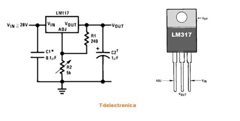 Lm317 Regulador De Voltaje Td Electrónica