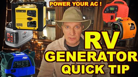 Featuring generac's powerrush patented technology that delivers over 50% more starting capacity allowing you to do more with less. 👏IMPORTANT TIP: How to Power an RV AIR-CONDITIONER with a ...