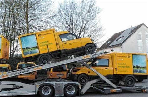 Absender und adressat richtig anordnen. Briefe und Pakete kommen bald im Elektro-Auto ...