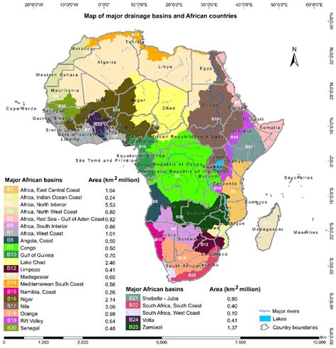 Map Of Africa Showing Rivers And Lakes Famous Free Ne