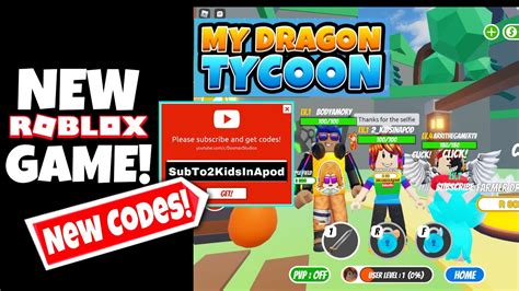 Codes My Dragon Tycoon Gameplay Roblox Youtube