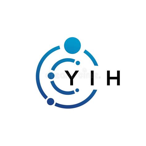 Yih Letter Technology Logo Design On White Background Yih Creative