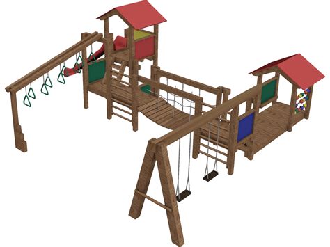 Playground 3d Model 3dcadbrowser