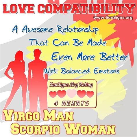 Virgo Man And Scorpio Woman Love Compatibility Sunsigns