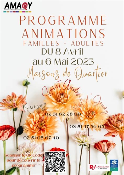 Programme dAnimation Avril à Mai 2023 Maison de quartier Forges