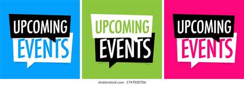 9276 Upcoming Events Images Stock Photos 3d Objects And Vectors