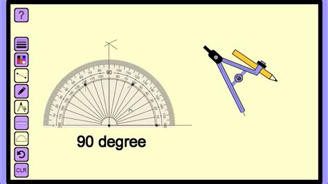 How To Construct 90 45 And 225 Degree Angles Youtube