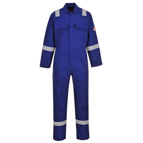 Portwest Bizweld Iona Overalls Biz5 Vlamvertragend Korenblauwrb M R