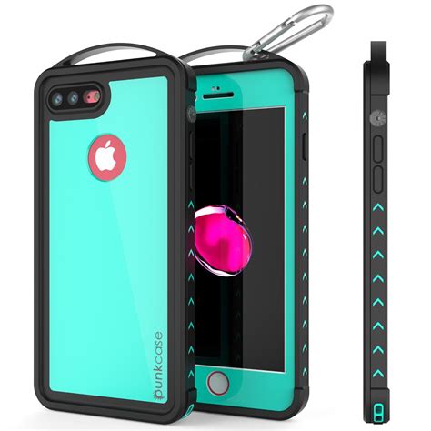 Iphone 8 Plus Waterproof Case Punkcase Alpine Series Teal Heavy D