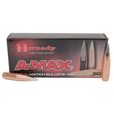 Hornady 50 Bmg H8270 Match Ammunition 750 Grain A Max 10 Rounds