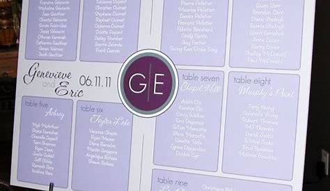 make your own seating chart wedding