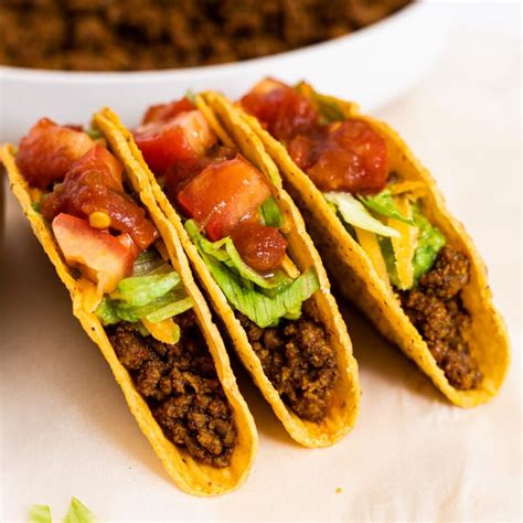 Classic Ground Beef Tacos Love And Good Stuff