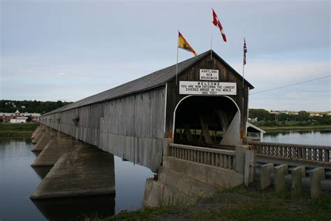 Longest Covered Bridge In The World Hartland Nb Flickr