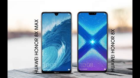 Huawei Honor 8x Max Vs Huawei Honor 8x Specs Comparison 2018 Youtube