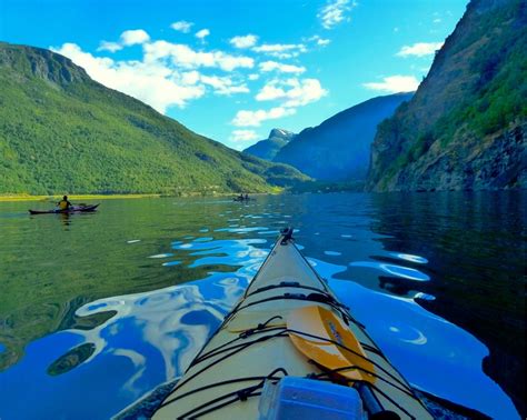 Norway Photography Kayaking Flam Print Norwegian Fjord