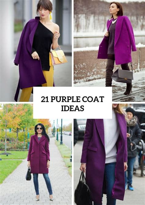 21 Eye Catching Purple Coat Ideas For This Fall Styleoholic
