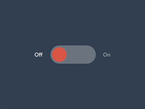 Daily Ui 015 Onoff Switch By Laurens Vandevyver On Dribbble