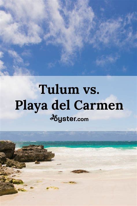 Playa Del Carmen Vs Tulum Plajă