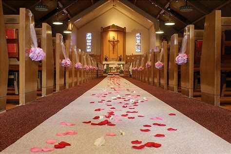 Simple Church Wedding Decorations Pew Ends Inspirations Elcastor