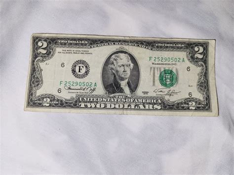 Bicentennial Misalignment OFF CENTER Print Error Rare Two Dollar Bill EBay