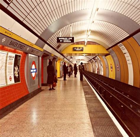 Baker Street Tube Station Marylebone Westminster London England