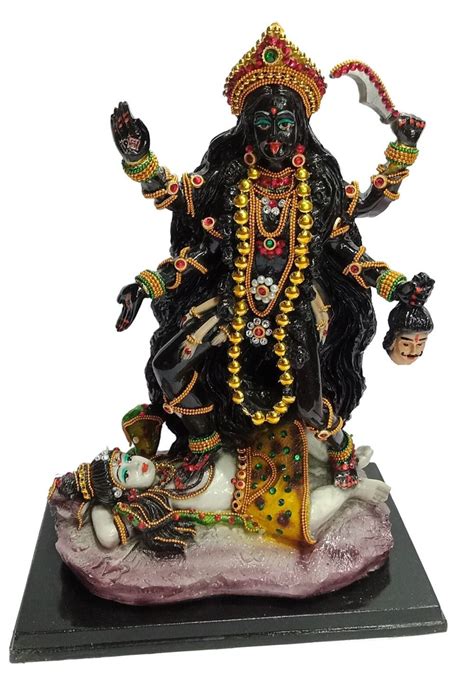 Handmade Kali Maa Idol 13 Inches Sculpture Murti Adi Etsy