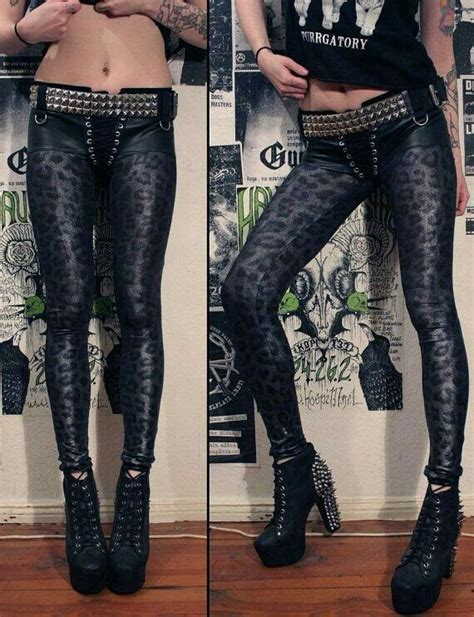 Pin By Leann Marylis Cross On Gothic Lovers Fashion Pants Leopard Pants