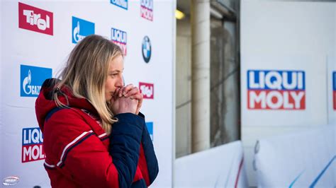 Isle Of Wights Skeleton Star Kim Murray Makes Track Record In The Igls World Cup