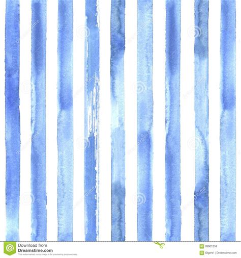 Blue Striped Seamless Pattern Stock Illustration Illustration Of