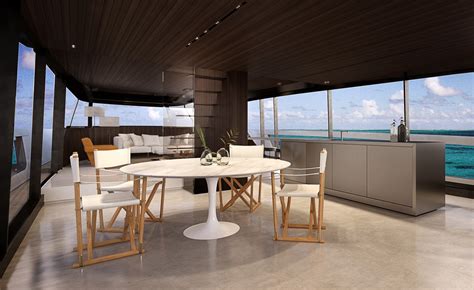 New Piero Lissoni Interior Design Project On Board Of Luxury Yacht