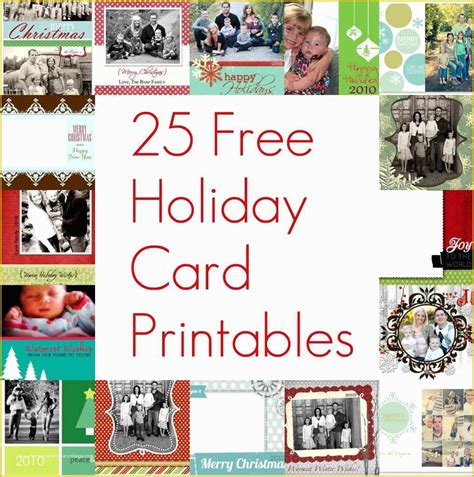 Seasons Greetings Card Templates Free Of Free Printable Christmas Card