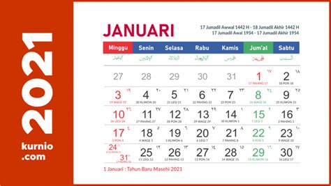 Download Kalender 2021 Lengkap Dengan Tanggal Merah Kopler Mambu