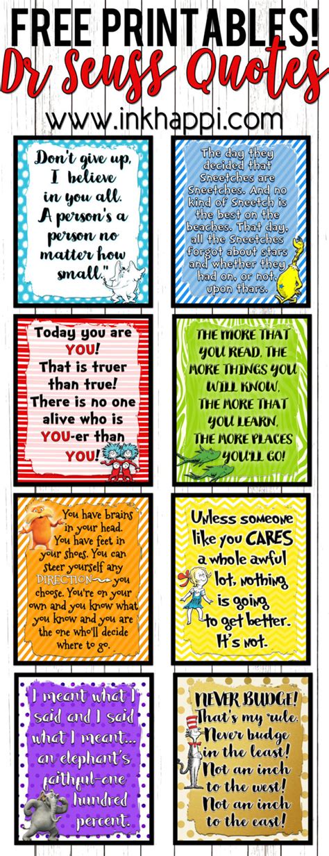 Lets Celebrate A Birthday With These Dr Seuss Printables