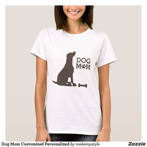 Dog Mom Customized Personalized T Shirt Dog Mom Tshirts