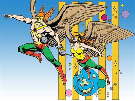 Hawkman And Hawkgirl Hawkgirl Dc Comics Comics Hawkman Superheroes
