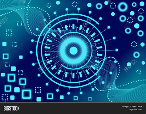 Abstract Techno Vector And Photo Free Trial Bigstock